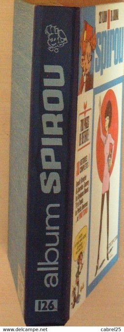 SPIROU 126 Album 1972-1786 à 1798-FOCKE WULF 152-FIAT 128 SL-7x mini récits