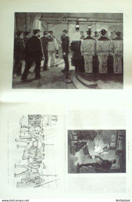 Le Monde illustré 1893 n°1896 Siam Roi Chulalongkorn & enfants Bangkok Menam Armée Siamoise Palais