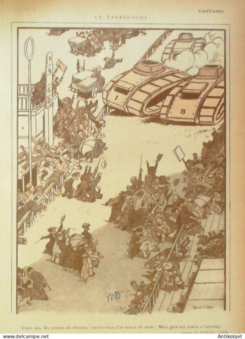 Fantasio 301 1919 Ray Capy Marty Lorenzi Brunner Kuhn-Regnier Gerbault