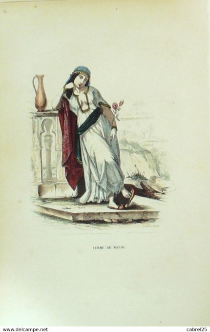 Maroc Villageoise Marocaine 1849