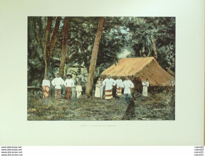 Polynésie BORABORA cases indigènes