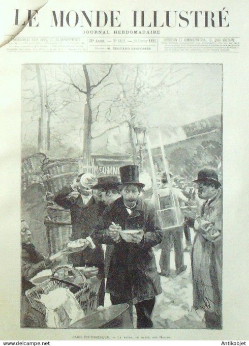 Le Monde illustré 1892 n°1821 Etats-Unis Chicago Espagne Xérès anarchistes