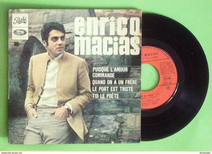 Macias Enrico 45T EP Puisque l'amour commande 1967