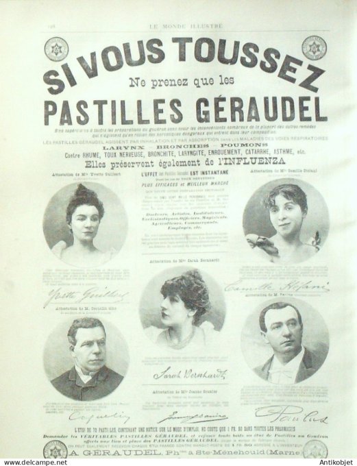 Le Monde illustré 1892 n°1821 Etats-Unis Chicago Espagne Xérès anarchistes