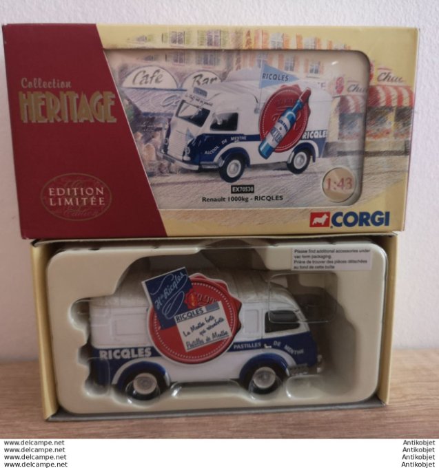 Renault 1000kg Ricoles Coffret Corgi 1:43
