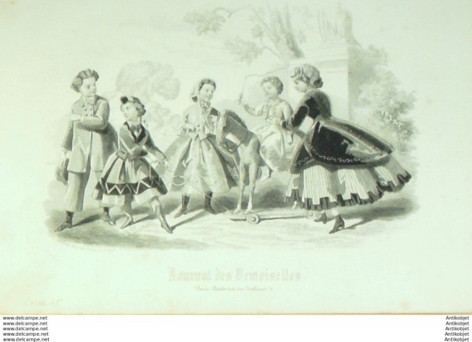Journal de Demoiselles 1865 # 02b Costumes enfants