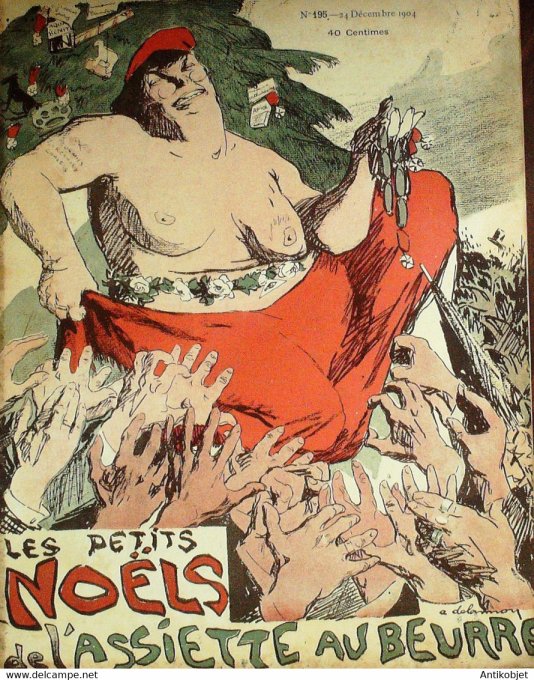 L'Assiette au beurre 1904 # 195 Petits Noëls Oloch Abeille Villa