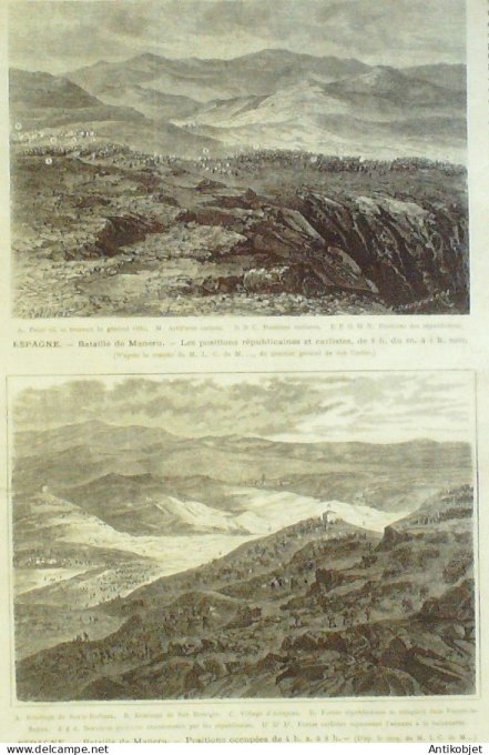 Le Monde illustré 1873 n°866 Gravelotte(57) Molsheim (67) Parc Montsouris Travaux de vanne