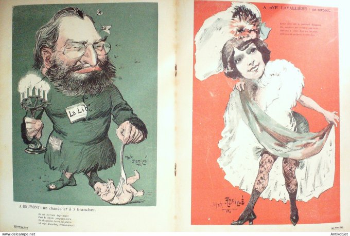 L'Assiette au beurre 1904 # 195 Petits Noëls Oloch Abeille Villa