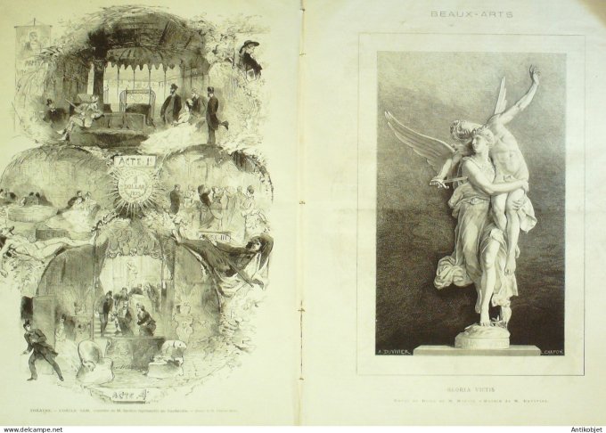 Le Monde illustré 1873 n°866 Gravelotte(57) Molsheim (67) Parc Montsouris Travaux de vanne