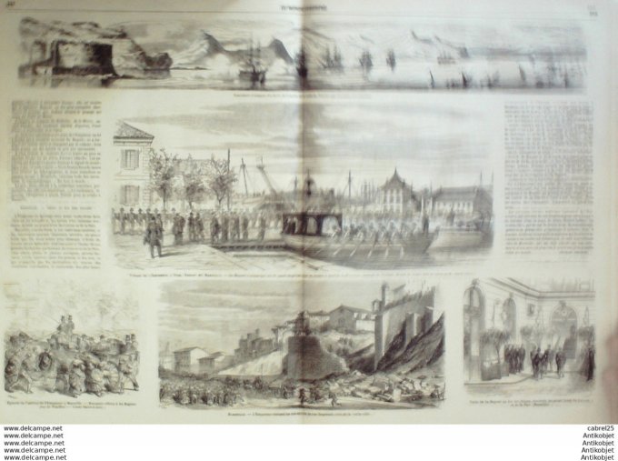 Le Monde illustré 1864 n°396 St Domingue Monte Christi Roumanie Valachie Tchoklavin Marseille (13)