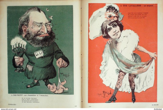L'Assiette au beurre 1904 # 195 Petits Noëls Oloch Abeille Villa