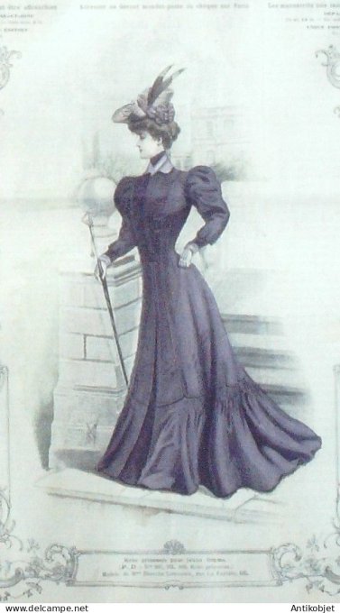 La Mode illustrée journal 1905 n° 36 Robe Princesse