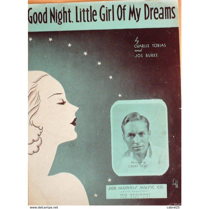 TOBIAS/BURKE-GOOD NIGHT LITTLE GIRL OF MY DREAMS-1933