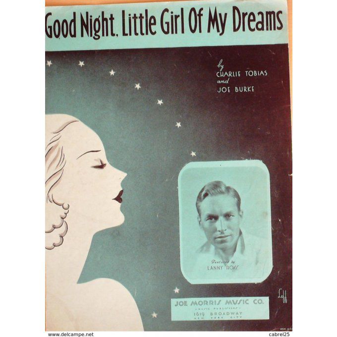 Tobias/Burke Good Night Little Girl Of My Dreams 1933