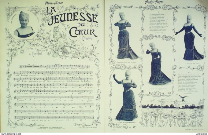 Paris qui chante 1903 #20 Fagette Honoré Ouvrard Valda Hugues Lapaire