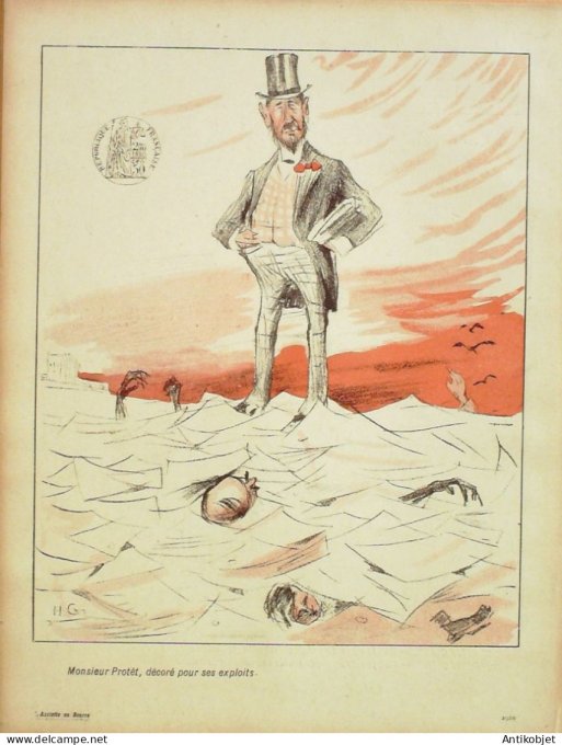 L'Assiette au beurre 1904 # 175 La Basoche Gousse