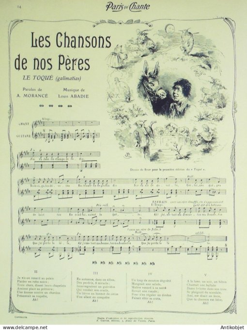 Paris qui chante 1903 #20 Fagette Honoré Ouvrard Valda Hugues Lapaire