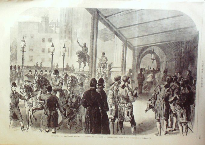 L'Univers illustré 1867 # 616 Asnières(92) Pologne Varsovie Mexique Guaymas Westminster  