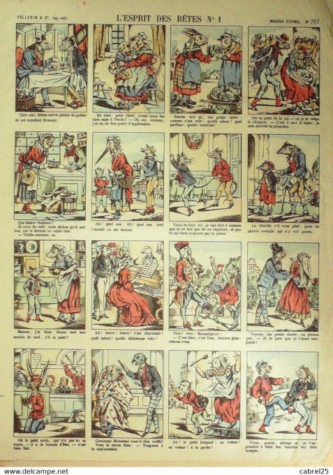 L'esprit Des Betes N°1  (Pellerin d'epinal)