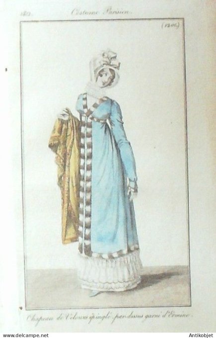 Costume Parisien 1811 # 1201 Pardessus d'Ermine