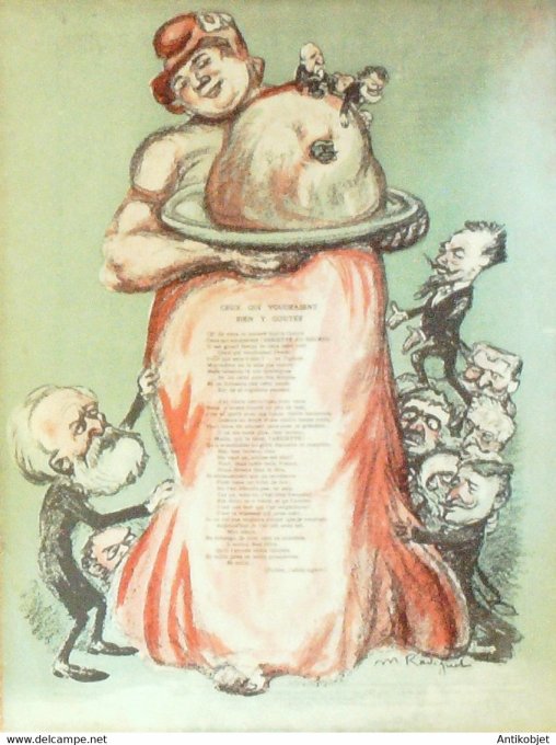 L'Assiette au beurre 1904 # 196 Hendaye poètes de Montparnasse Radiguet