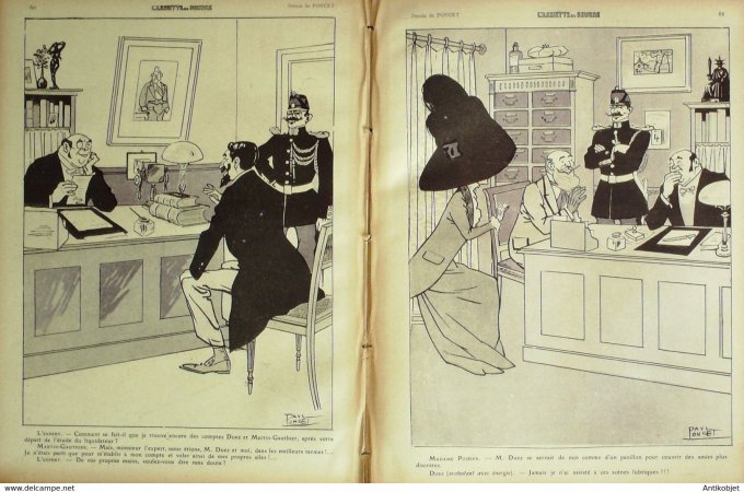 L'Assiette au beurre 1910 # 472 Congrégations des liquidateurs Hellé Gris Poncet