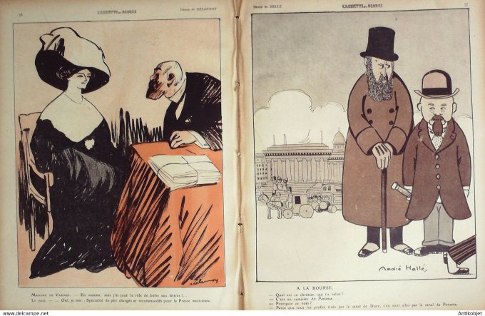 L'Assiette au beurre 1910 # 472 Congrégations des liquidateurs Hellé Gris Poncet