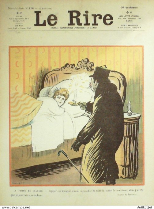 Le Rire 1905-04-22 # 116 Journal humoristique Ed.Originale Coquelin Scarron