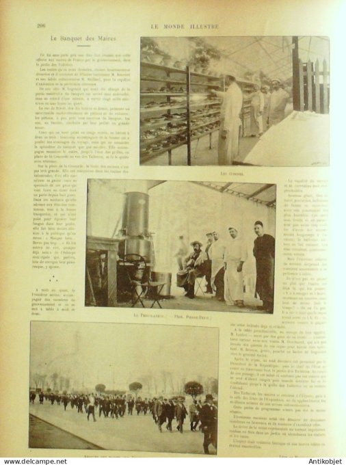 Le Monde illustré 1900 n°2270 Maison Suisse d'art Rome vestiges Basilique Emilienne