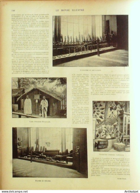 Le Monde illustré 1900 n°2270 Maison Suisse d'art Rome vestiges Basilique Emilienne