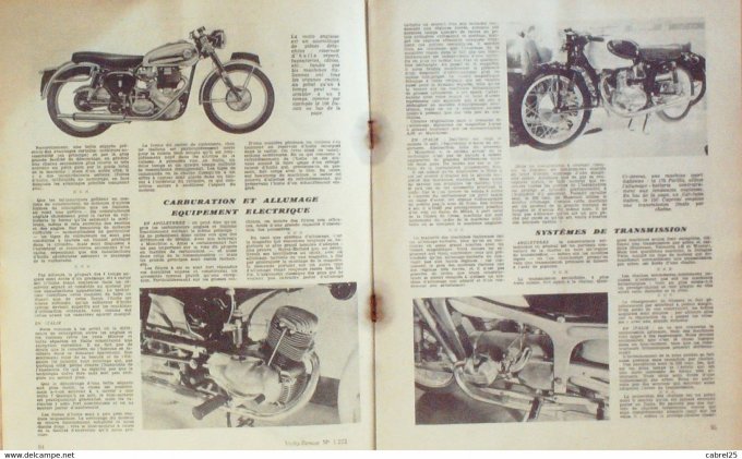 Moto Revue 1955 n° 1222 Sterling 100 moteur Comet Burns Kratmo 50, 200 Dkw Kapi