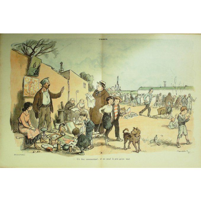 La Baionnette 1916 n°061 (Communiqué de 15 heures) POULBOT ICART WEGENER GUILLAUME