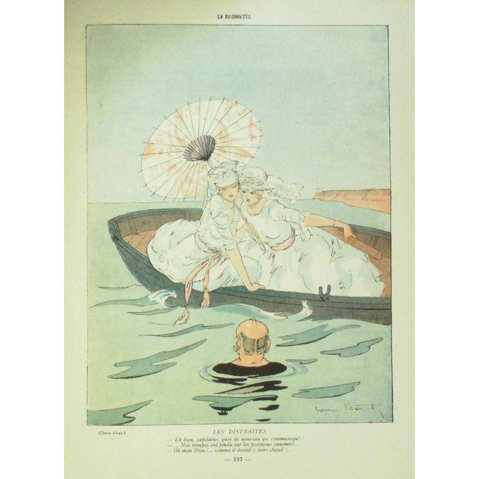 La Baionnette 1916 n°061 (Communiqué de 15 heures) POULBOT ICART WEGENER GUILLAUME