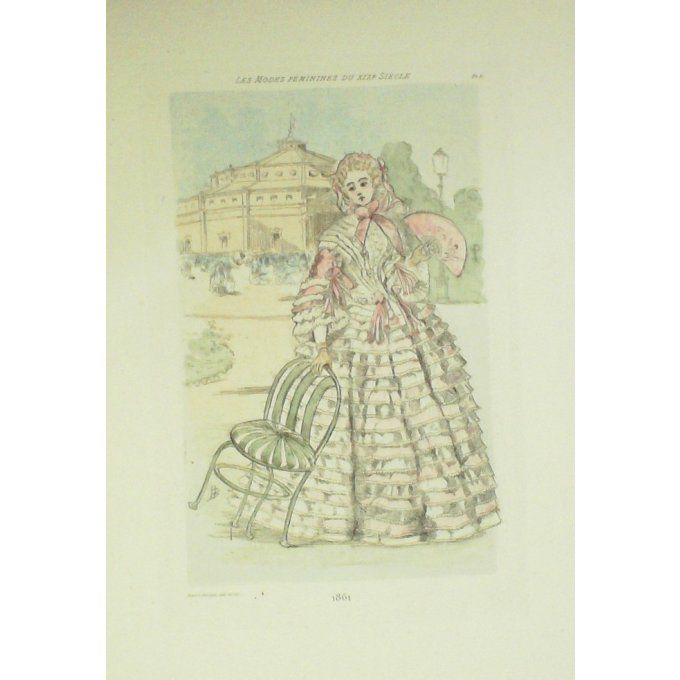 Mode Féminine époque 1861 (H.Boutet)