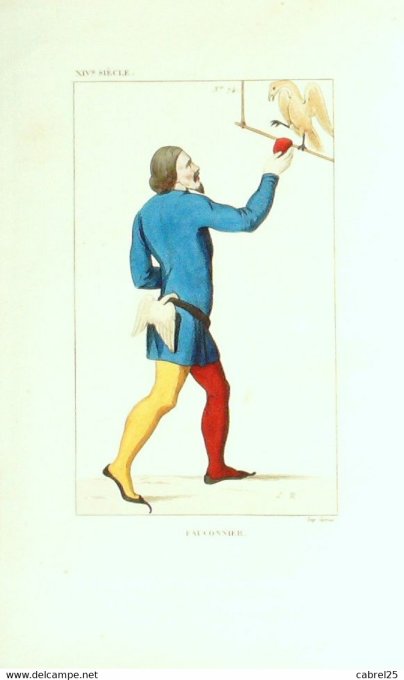Portrait Fauconnier 14ème 1852