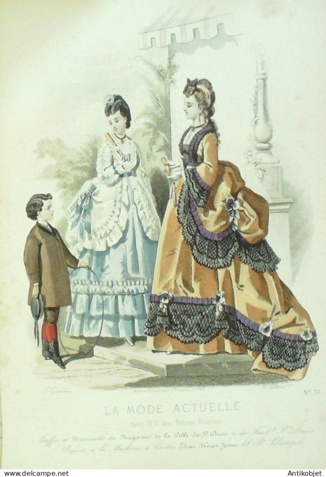 La Mode actuelle 1852 # 173 (Maison Graux)