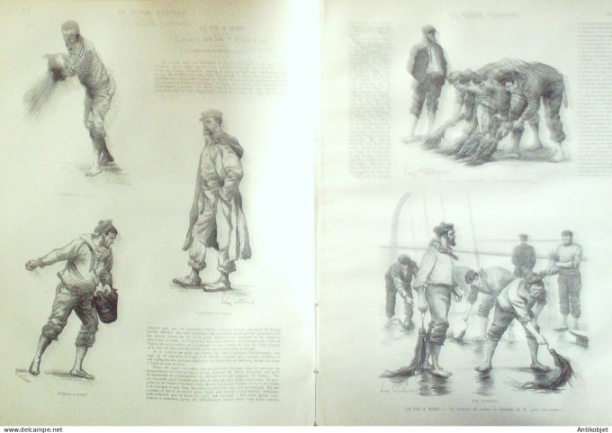 Le Monde illustré 1891 n°1778 Chili Poyo-Alimonte Algérie Biskra Chapu