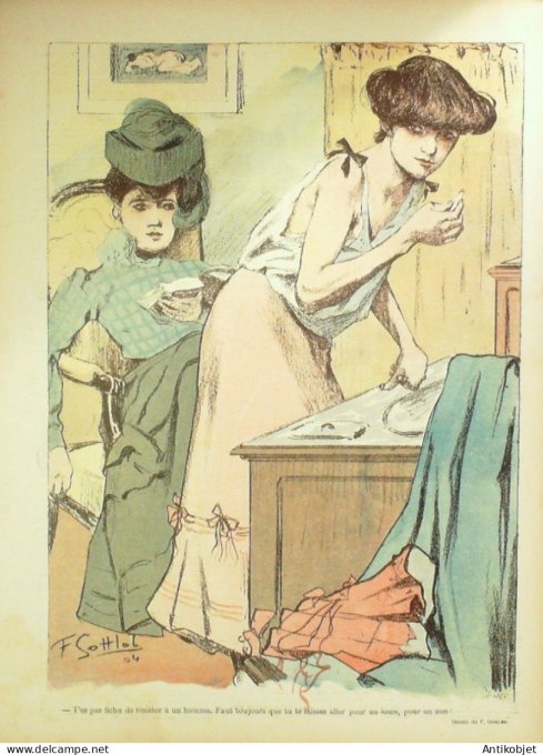 Le Rire 1906-04-28 # 169 Journal humoristique Ed.Originale Peinture d'histoire
