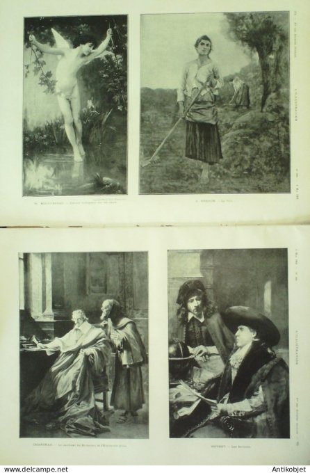 L'illustration 1901 n°3036 Oeuvre Gérome Tattegrain Brunery Hirschfeld Thivet Buland Rochegrosse