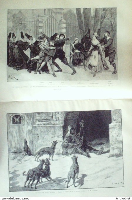 Le Monde illustré 1891 n°1778 Chili Poyo-Alimonte Algérie Biskra Chapu