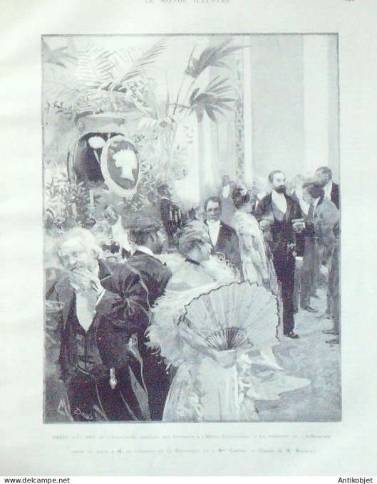 Le Monde illustré 1891 n°1778 Chili Poyo-Alimonte Algérie Biskra Chapu