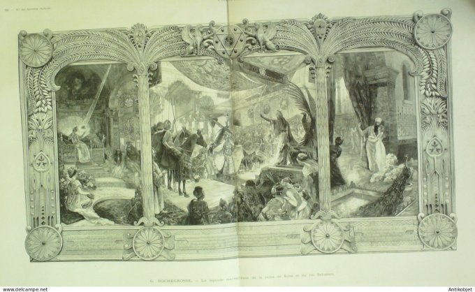 L'illustration 1901 n°3036 Oeuvre Gérome Tattegrain Brunery Hirschfeld Thivet Buland Rochegrosse
