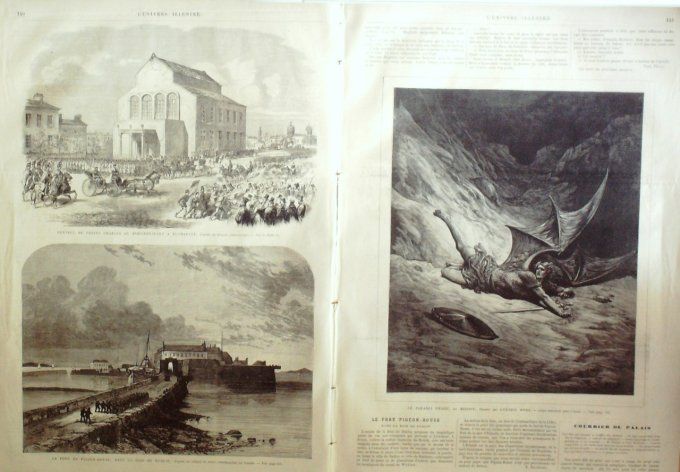 L'Univers illustré 1867 # 620 Irlande Dublin Hongrie Bucarest Galilée 