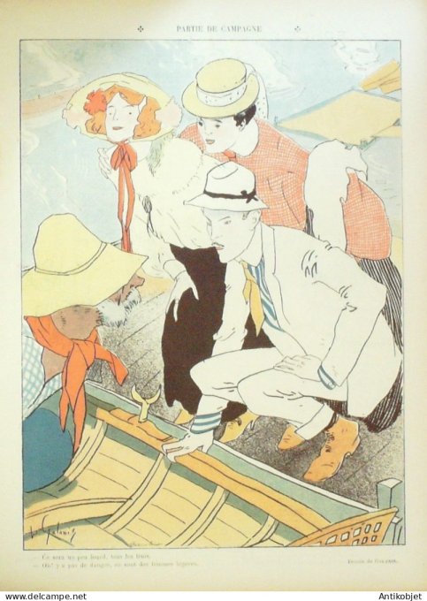 Le Rire 1904-09-10 #  84 Journal humoristique Ed.Originale Bonheur conjugal