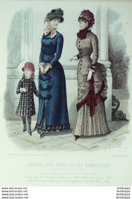 Journal des Dames Demoiselles 1882 # 1936 (Maison Plument)