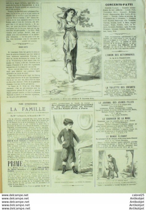 Le Monde illustré 1868 n°604 Cosne Charite Sur Loire (58) Guetin (18) Espagne Iles Majorques Suisse 