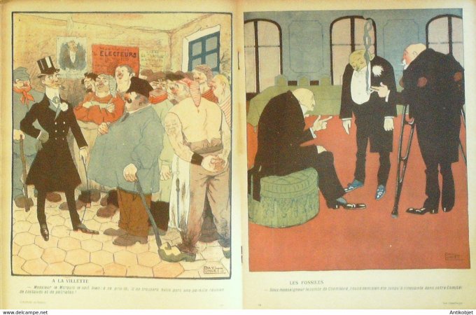 L'Assiette au beurre 1908 n°369 Les Comitards Poncet Paul