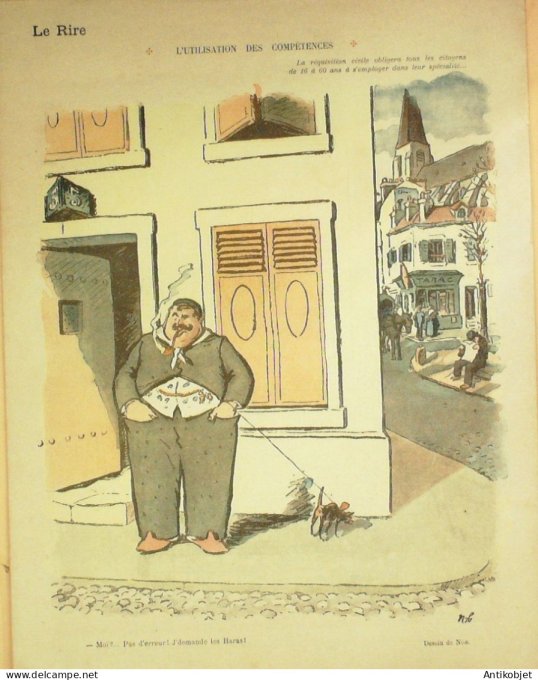 Le Rire Rouge 1917-06- 2 # 133 Journal humoristique Ed.Originale Mobilisation