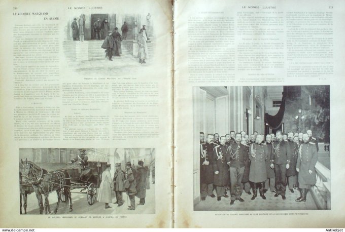 Le Monde illustré 1902 n°2350 Tunisie Djerba Turquie Portugal St-Pétersbourg Monte-Carlo